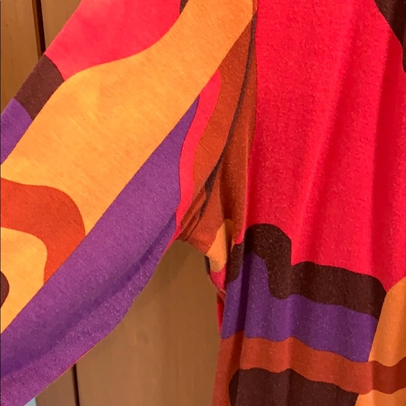 Boden Elena Geo Print Wrap Front Dress - Picture 4 of 11